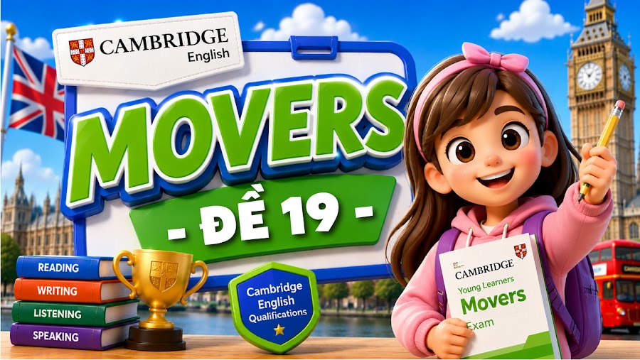 Đề thi MOVERS - ĐỀ 19