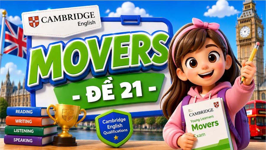 Đề thi MOVERS - ĐỀ 21