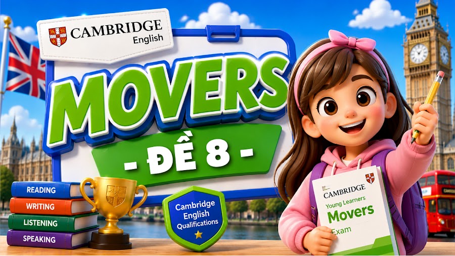 Đề thi MOVERS - ĐỀ 8
